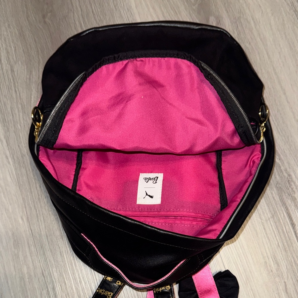 Puma Black and Pink Barbie Backpack - Picture 8 of 9